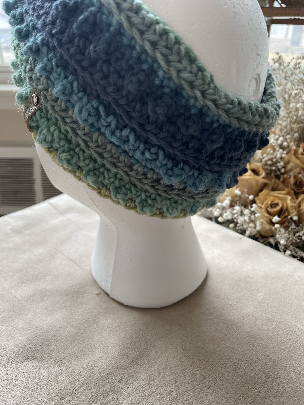 Crocheted Ear Warmers, Handmade