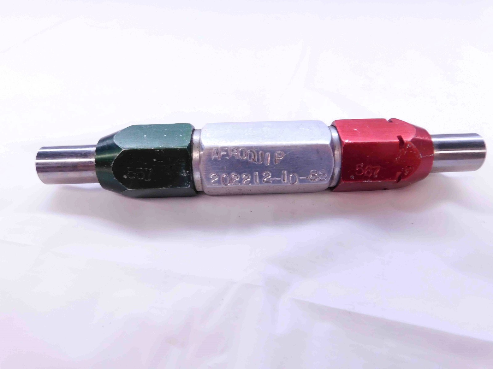 .5570 & .5670 PIN PLUG GAGE GO NO GO .5625 +.0045 OVERSIZE 9/16 14 mm .557 .567