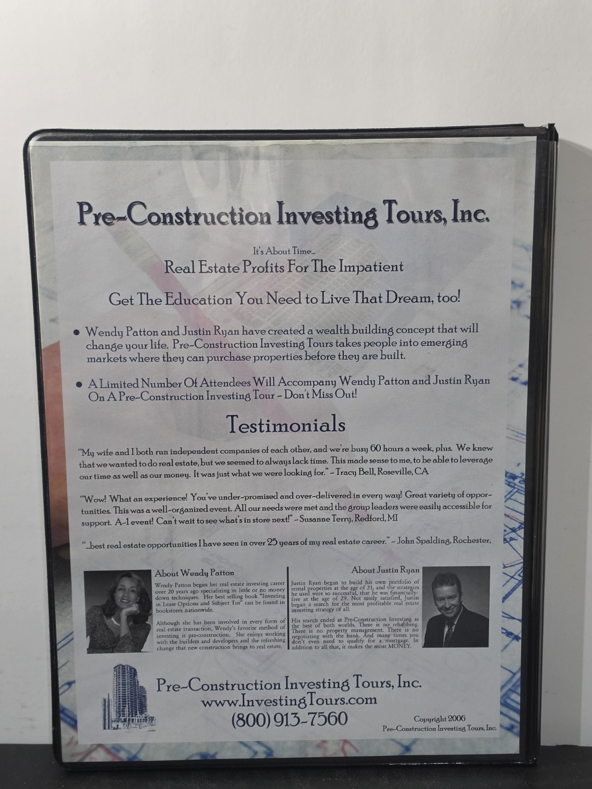 Property Analyzer Software - Justin Ryan - Pre-Construction Investing Tours