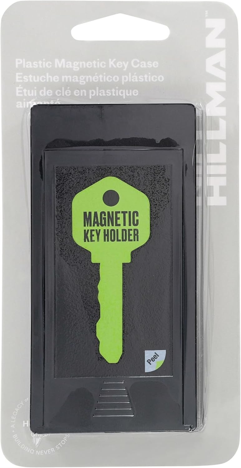 Large Weather-Resistant Magnetic Key Case for Secure Spare Key Storage