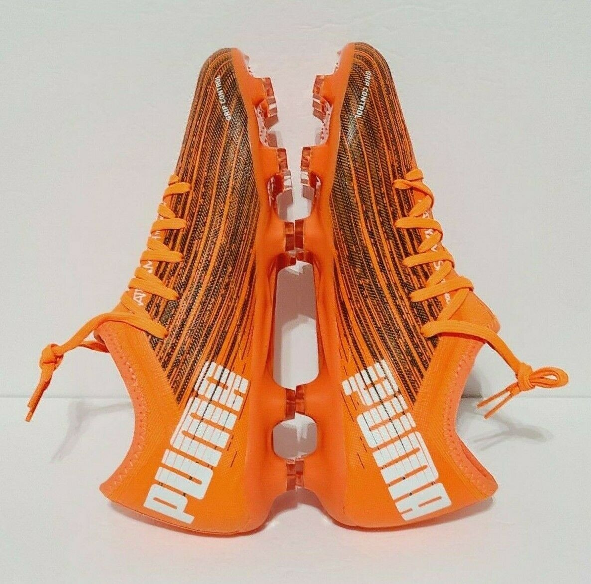 Puma Ultra 3.1 FG/AG Shocking Orange Soccer Cleats Men's 106086-01 Sz 8 US