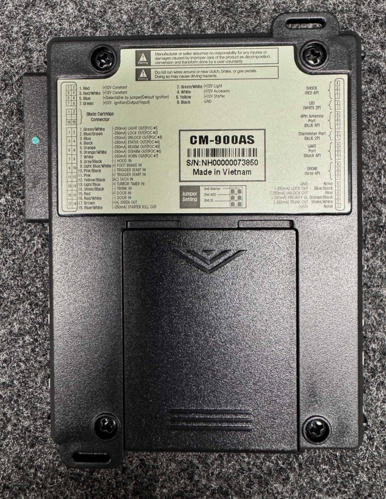 COMPUSTAR CM-900AS NEW-OPEN BOX/NOT USED/BRAIN ONLY/EXACTLY AS SHOWN/FIRSTECH.