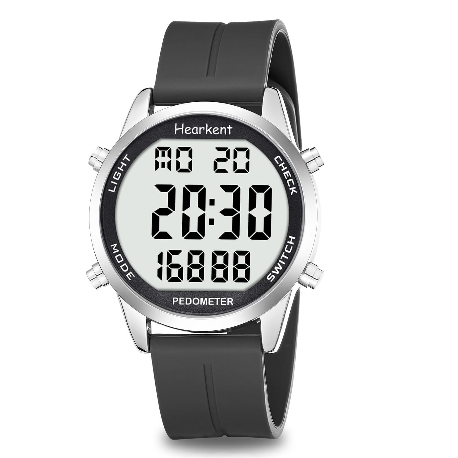 Hearkent Pedometer Watch for Walking for Senior Step Counter Watch | No App R...