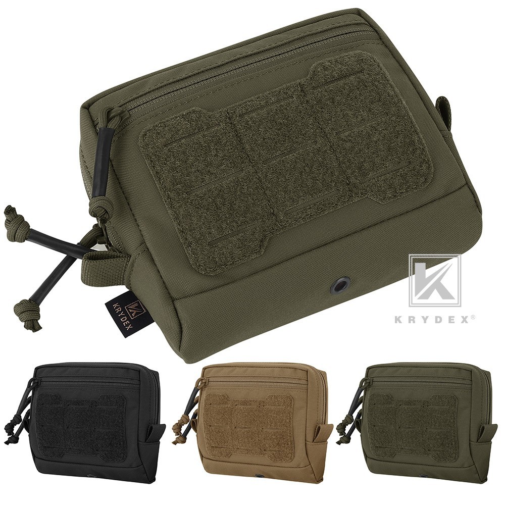 KRYDEX Tactical Vertical GP Pouch General Purpose Utility Medium Bag MOLLE&Belt