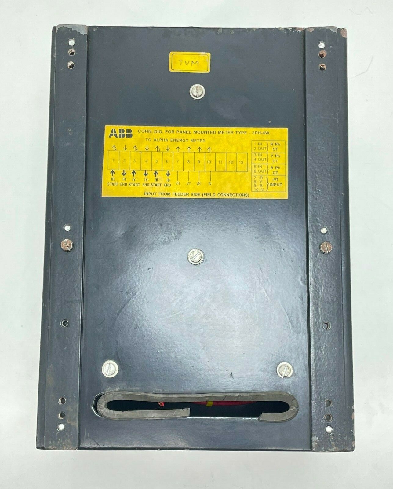 ABB 3PH-4W ALPHA A1RLQ+ Electronic Energy Watt Hours Meter Panel Mount