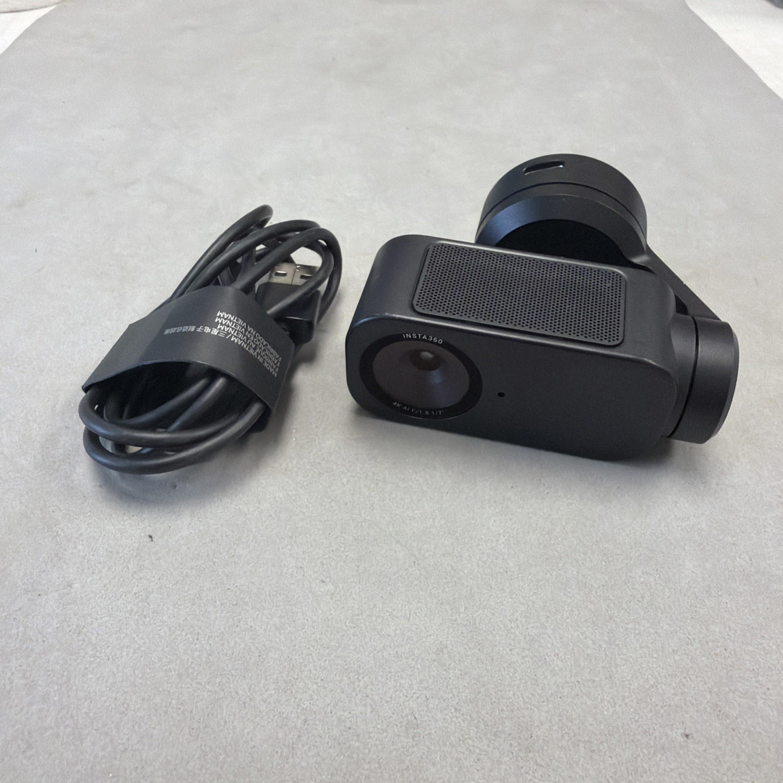 ARASHI Insta360 CINSABNB 4K Webcam - Black W/ Cable