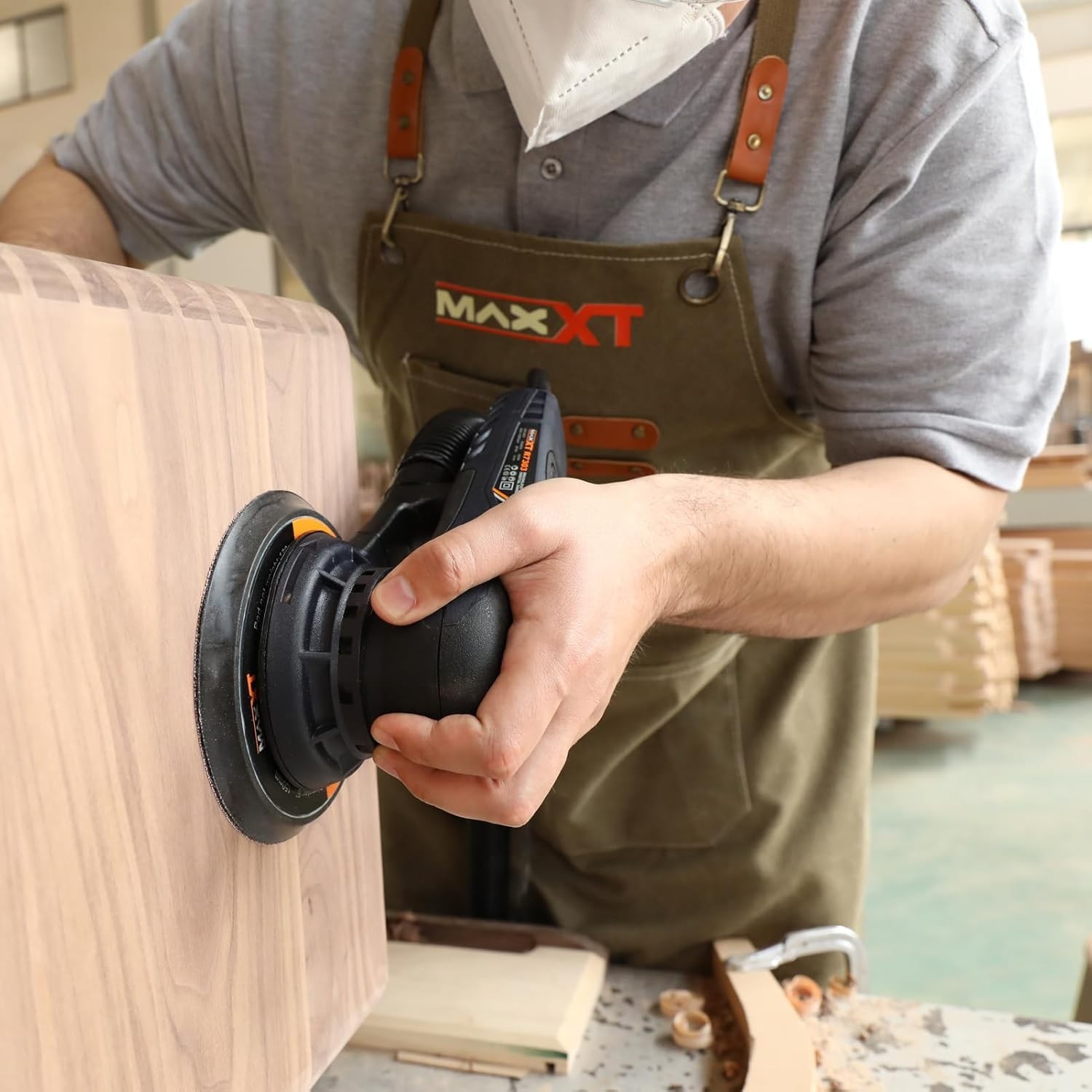 Maxxt Electric 2.5Mm Random Orbital Sander Brushless 350W 3A Multi-Function