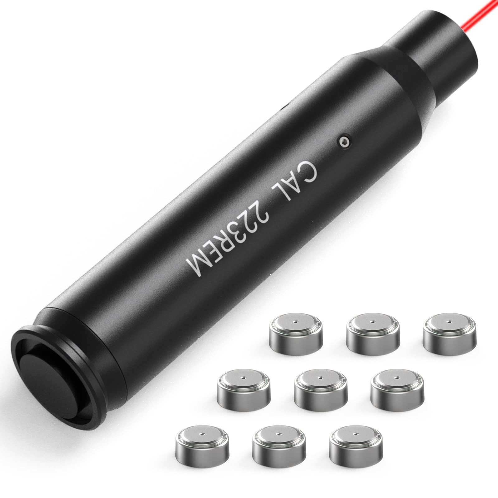 Precision Bore Sighting Laser for 223, 5.56mm, 9mm, 7.62x39mm Firearms
