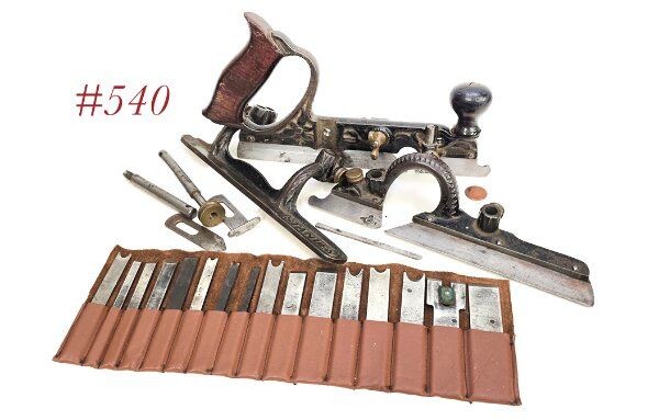 non notch STANLEY 45 PLOW COMBINATION PLANE v nice shape w slitter