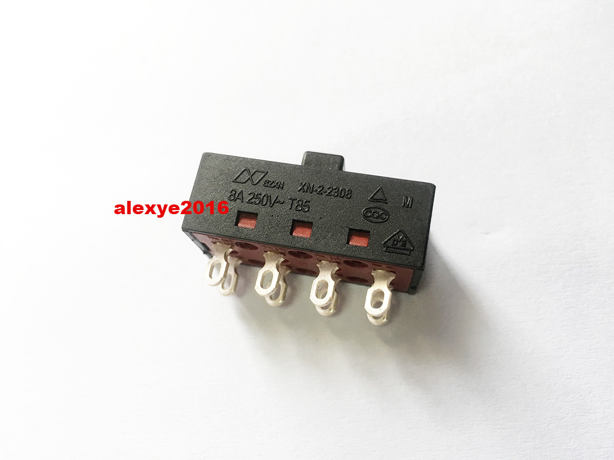 1PCS Brand New Genuine SZXN XINNAN XN-2-2308 Power Slide Switch 8 Pin 3 Positon