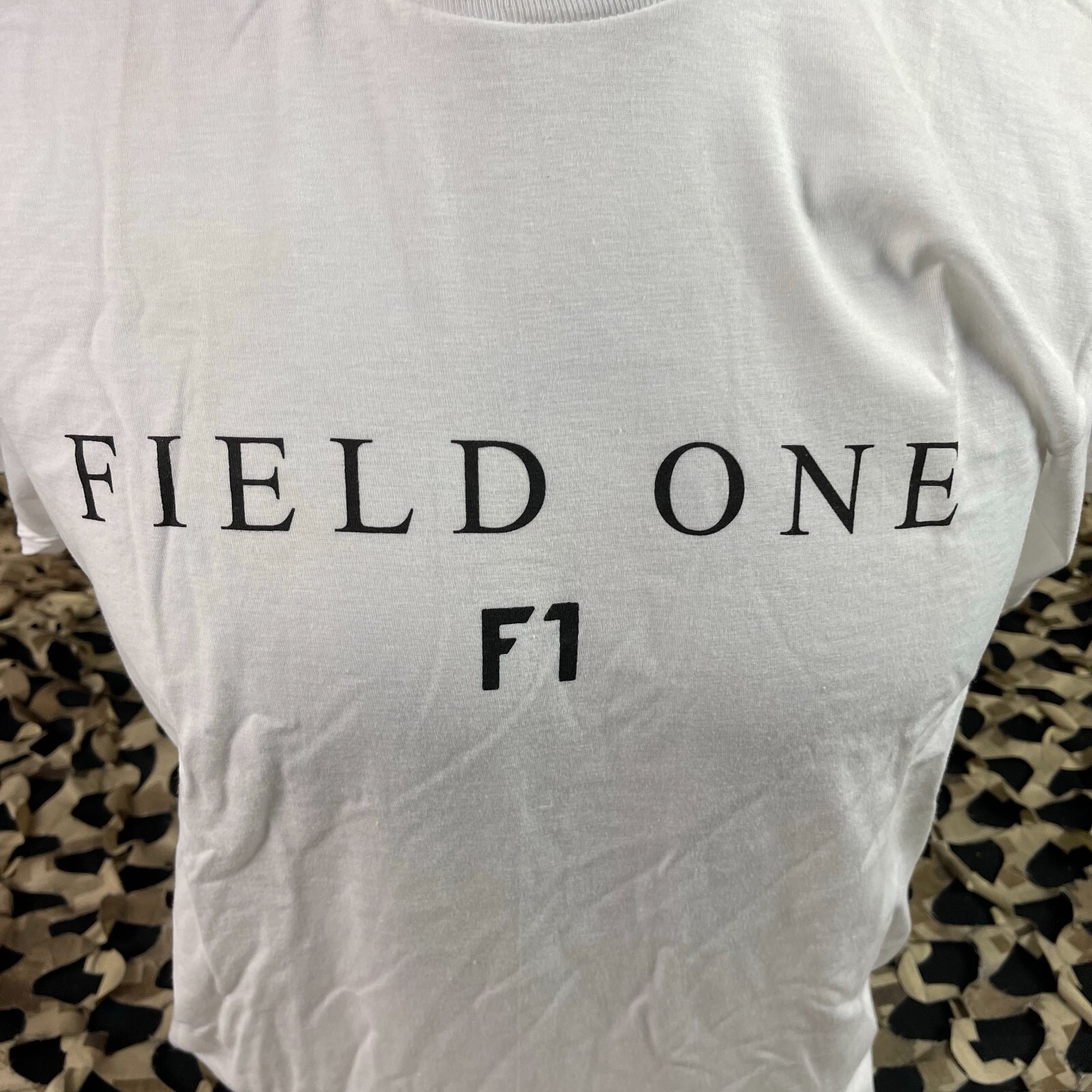 NEW Field One Basic T-Shirt - White - Large