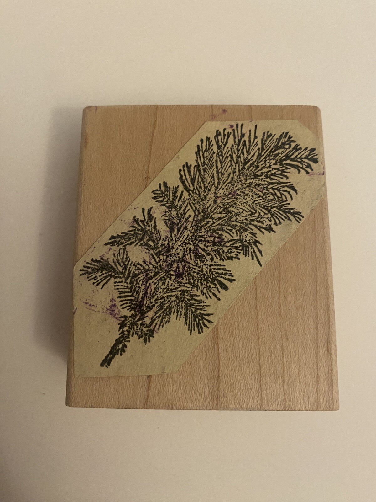 Tree Branch Wood Mounted Rubber Stamp RS11