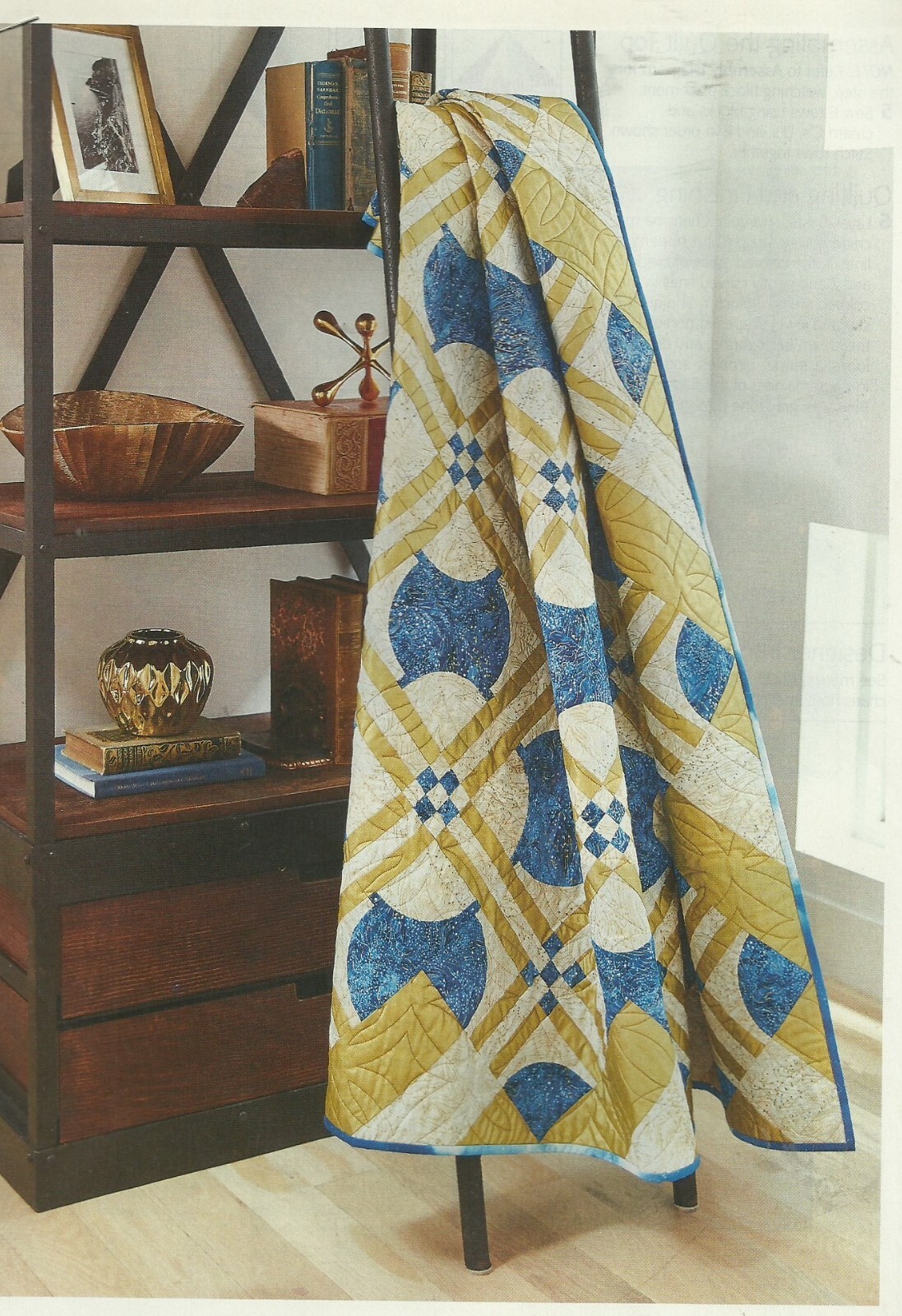 B0090   GOLDEN GALAXY QUILT PATTERN/INSTRUCTIONS