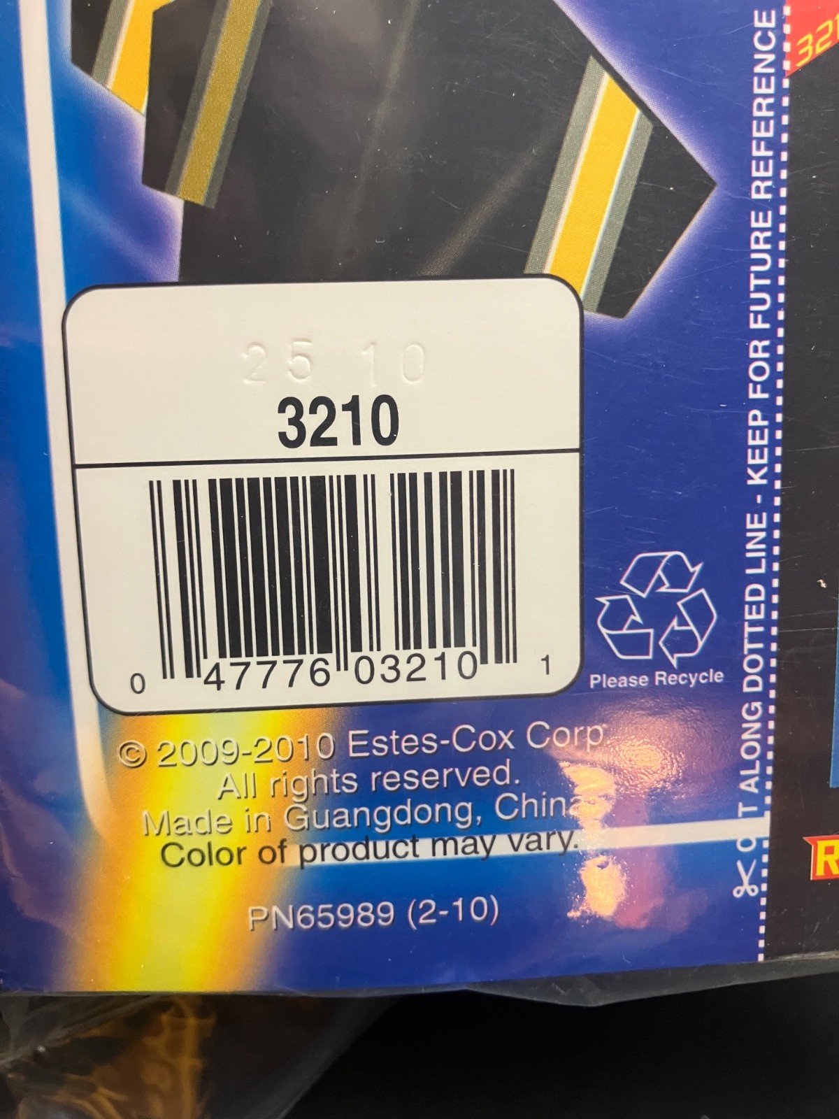 Estes Vector Force Flying Model Rocket Kit #3210 - Sealed