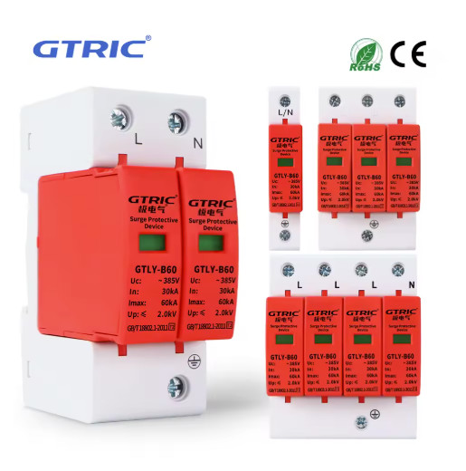 GTRIC AC SPD Surge Protector 1P-4P 40KA/60KA 220V/385V