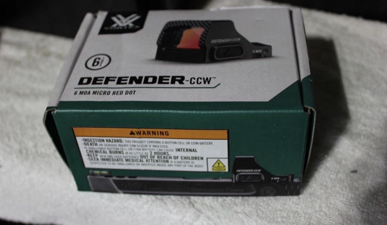 New Vortex Defender-CCW 6 MOA Red Dot Sight DFCCW-MRD6