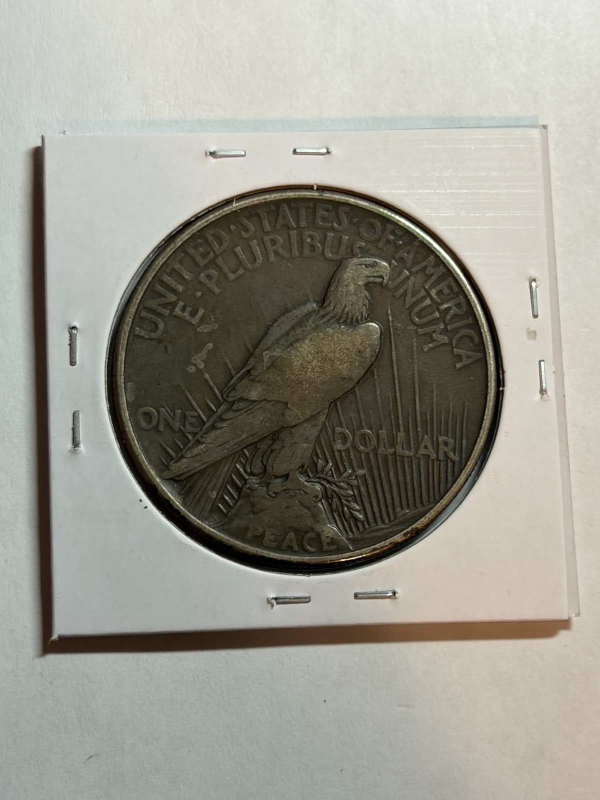 1921 $1 Silver Peace Dollar XF High Relief Key Date