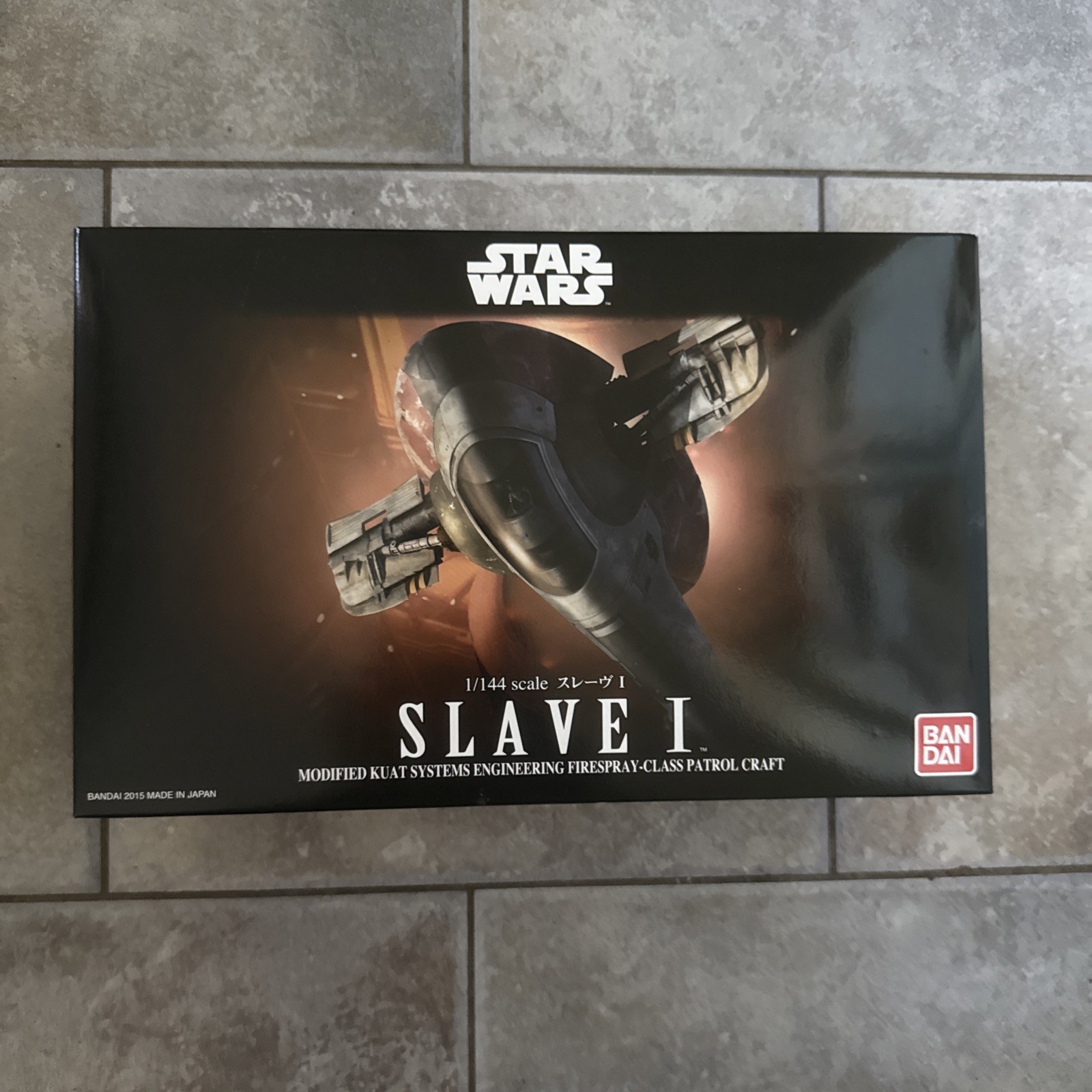 BANDAI Star Wars Model Kit  “SLAVE I” Boba Fett Starship S1/144 Japan Model NIB