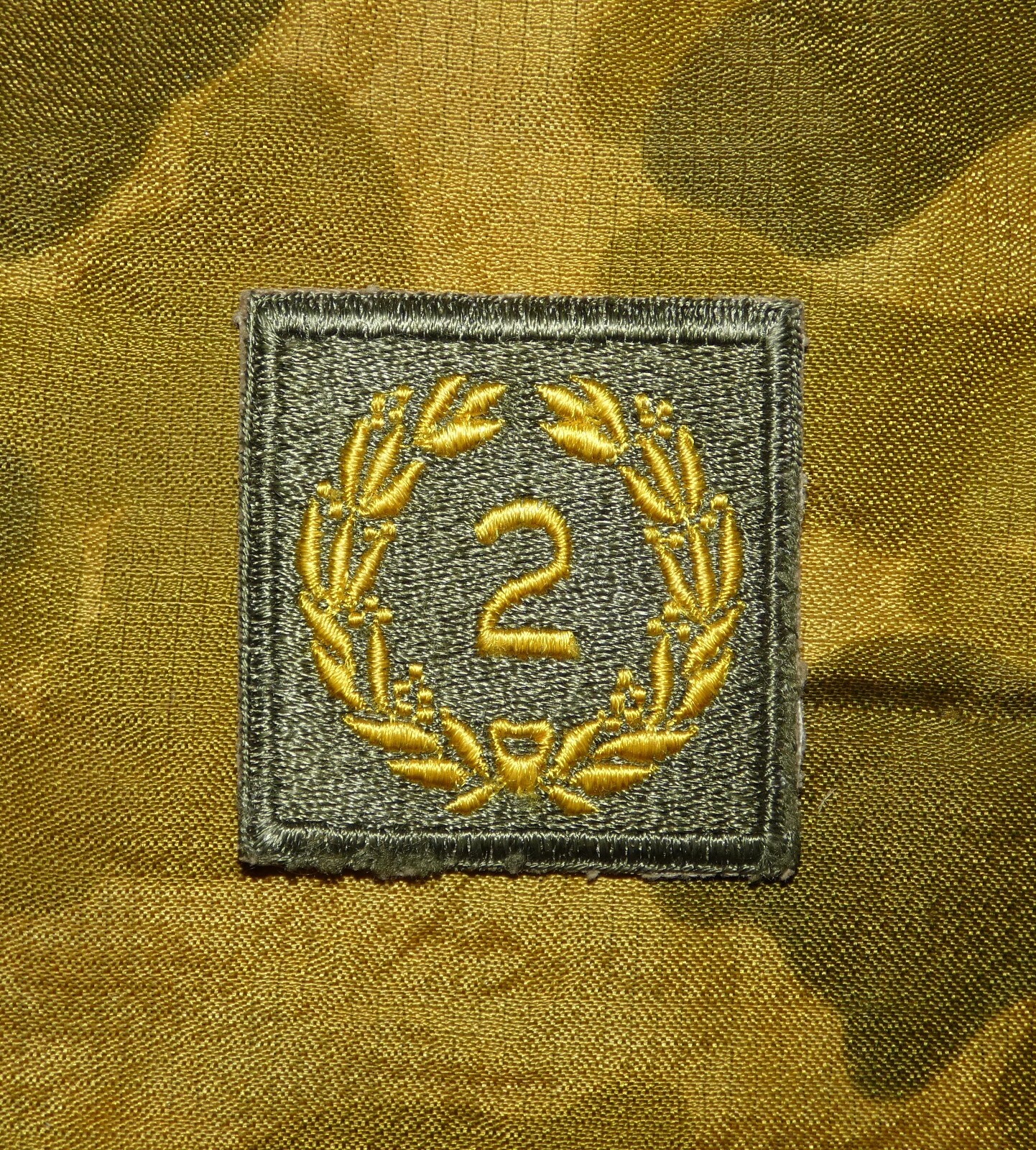 WW2 US Army Distinguished Unit Citation 2nd Award Cloth Embroidered Patch
