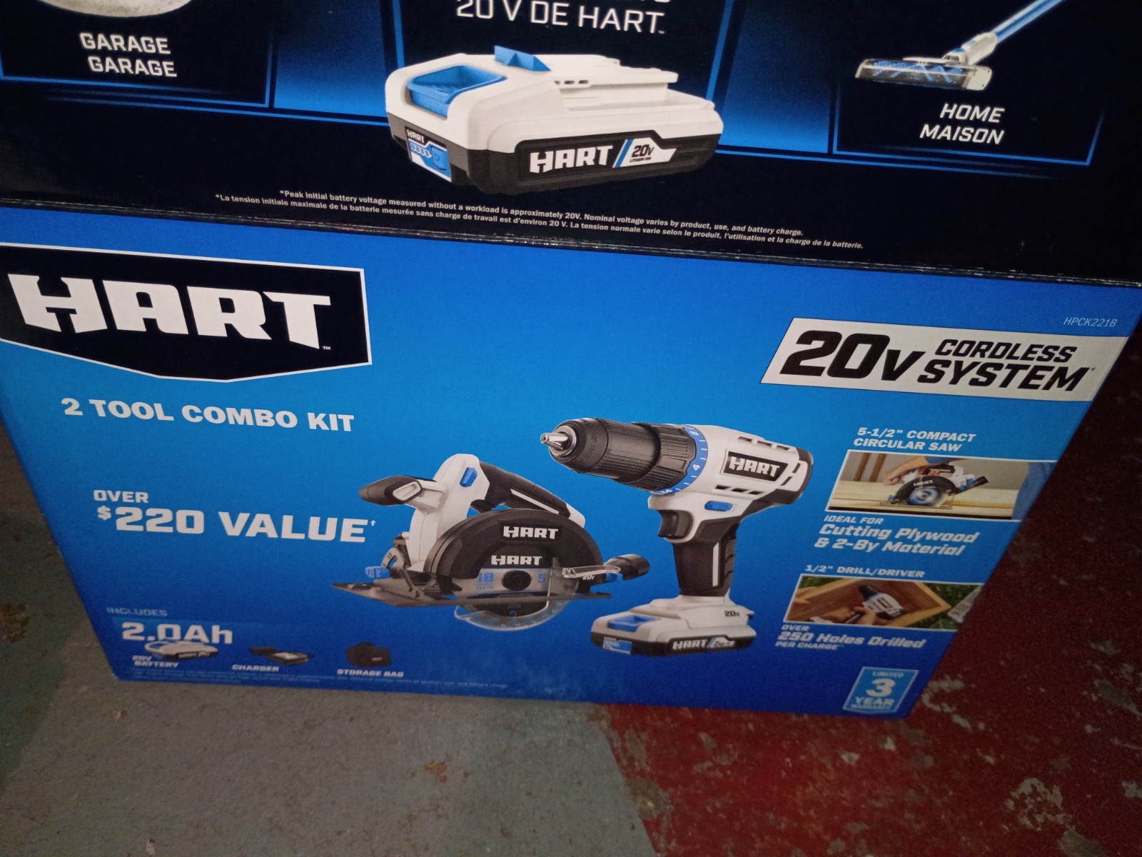 Hart 20v 2 Tool Combo Kit