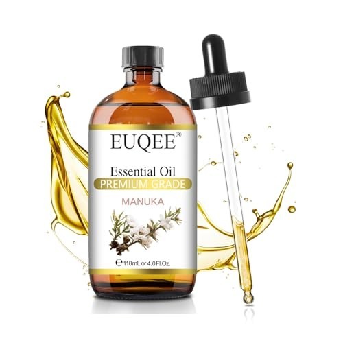 Manuka Essential Oil 118ml Large Capacity Pure Manuka Oil with Glass Dropper ...
