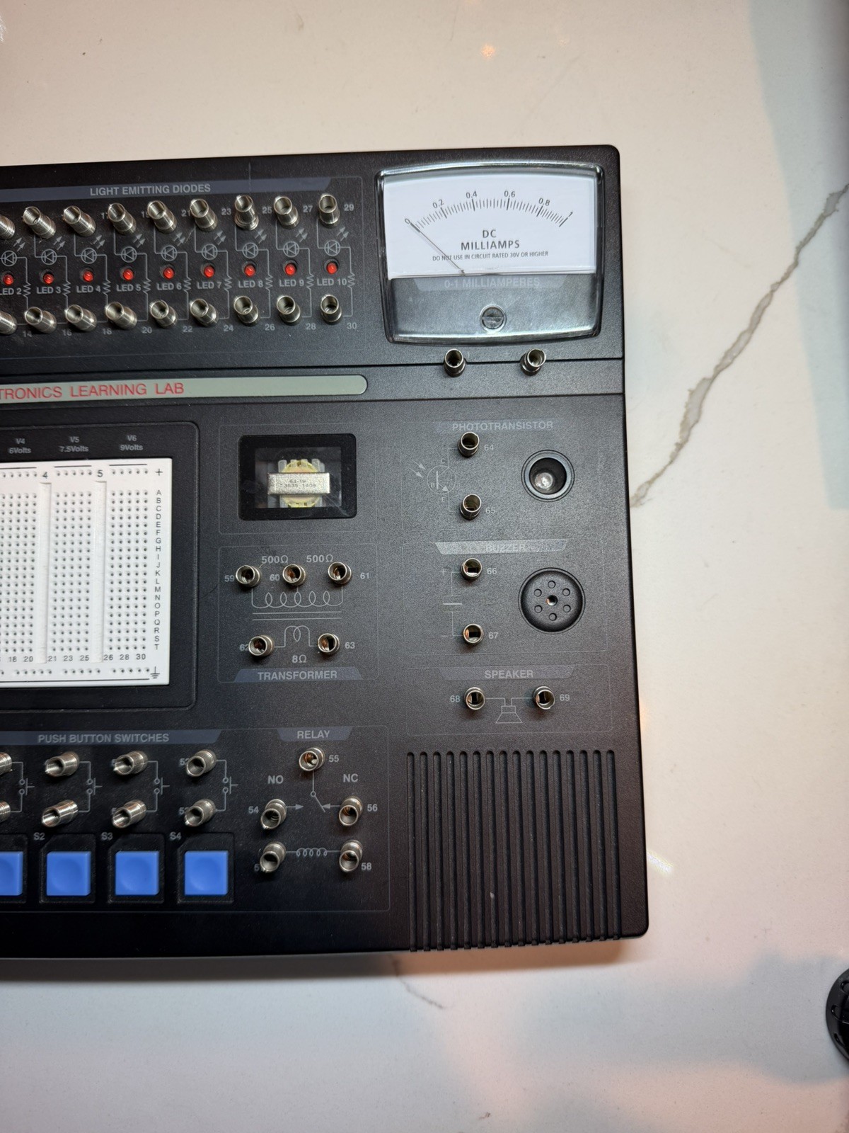 Radio Shack Electronics Learning Lab BOARD ONLY Model #2800055
