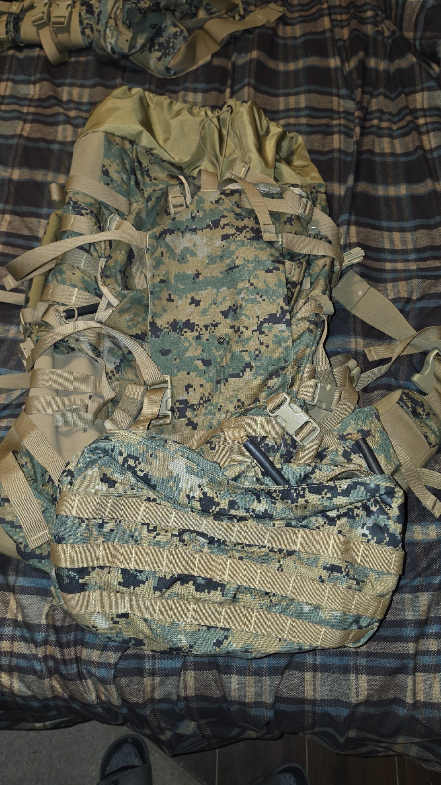 NEW USMC Marine MARPAT ILBE APB03 Arc’teryx Propper Pack Intl Rucksack Digi Camo