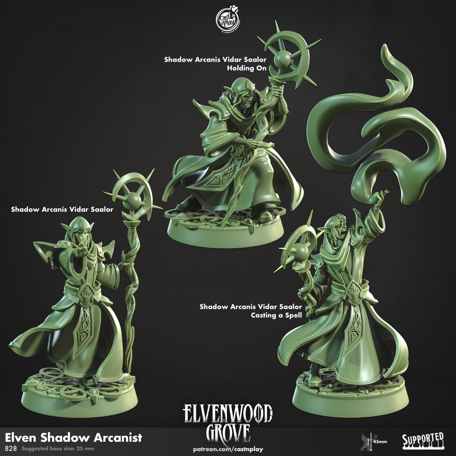 Elf Shadow Arcanists | CastnPlay |