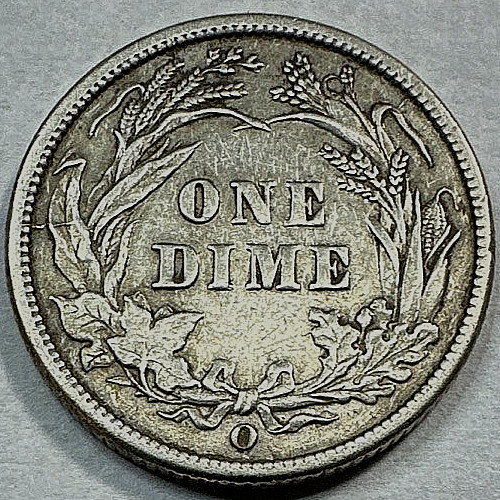 1899-O Barber Dime 702