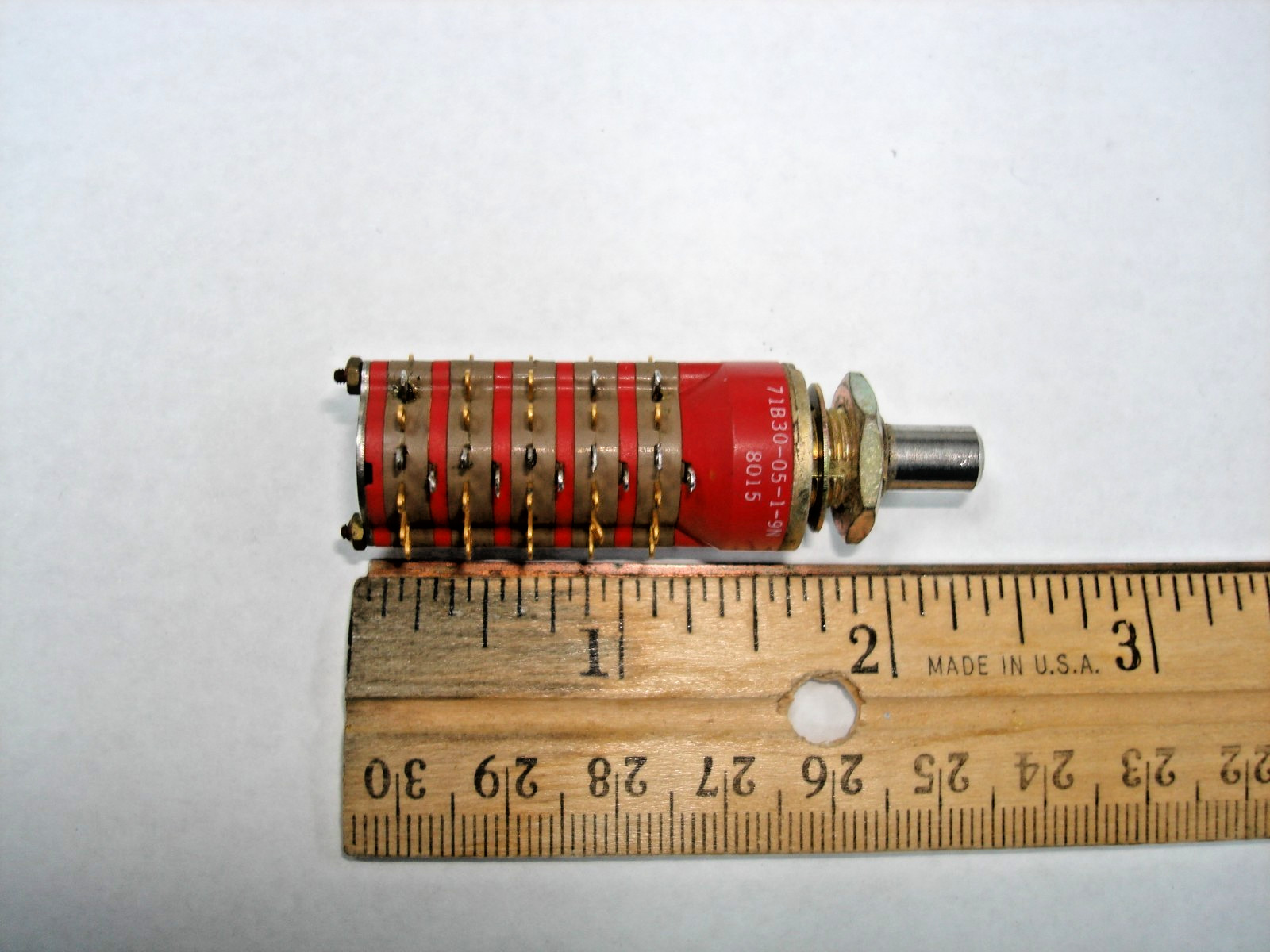 5P3T Rotary Switch Grayhill 5 Pole 3 Position 71B30-05-1-3N 5PTT NON Shorting