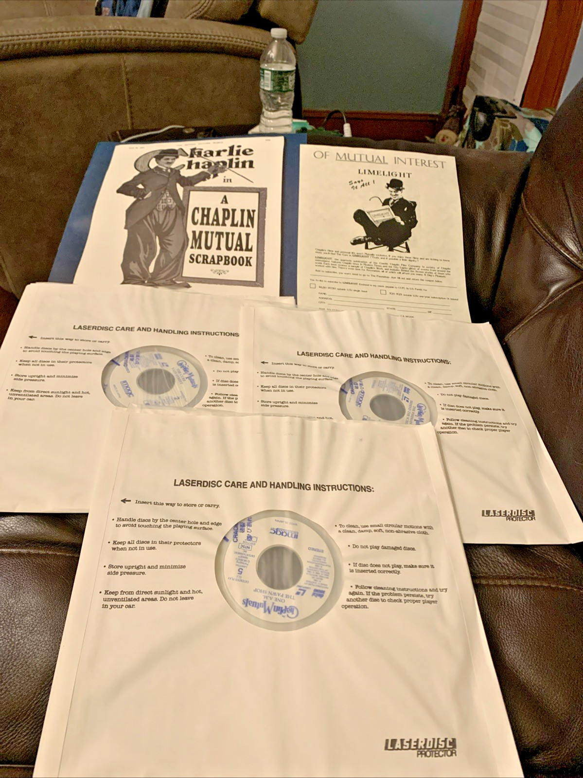 CHAPLIN MUTUALS - Laserdisc Box Set Charlie Chaplin LD