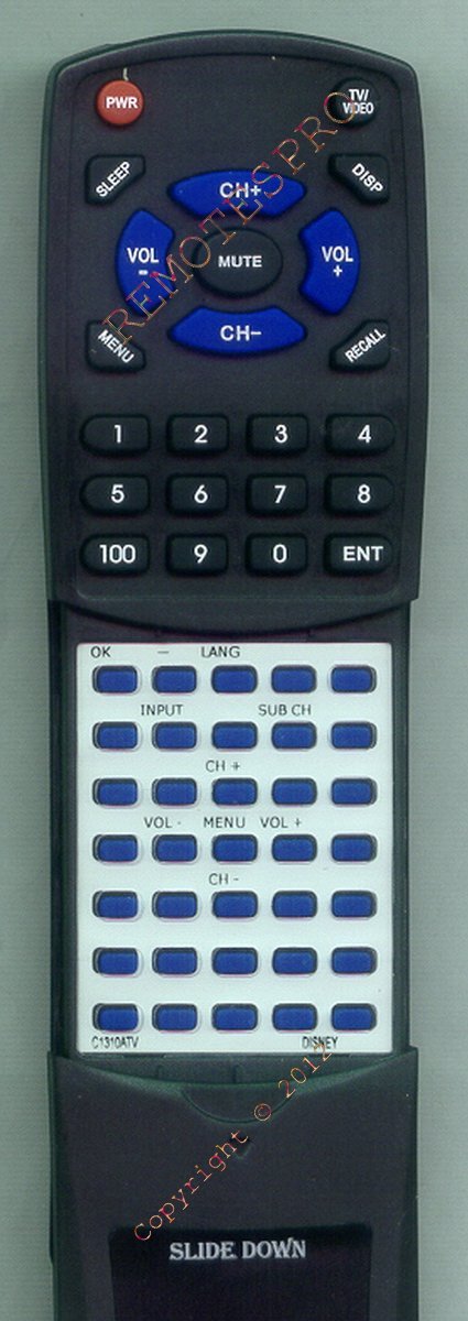 Replacement Remote for DISNEY C1310ATV