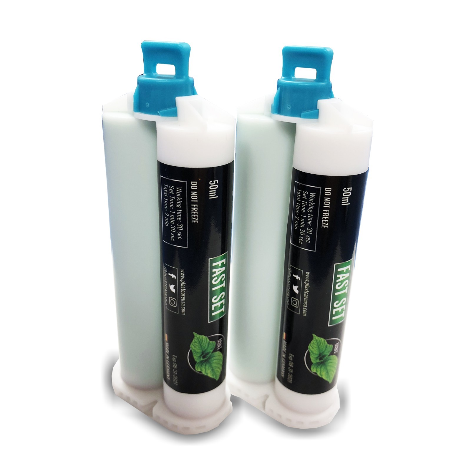8 x Dental Bite Registration Material Fast Set 50ml Cartridges (Made in Germany)