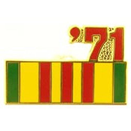 1971 VIETNAM SERVICE RIBBON LAPEL OR HAT PIN