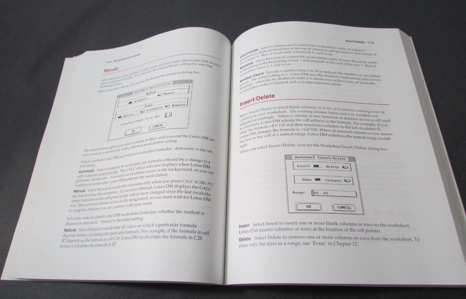 Lotus Spreadsheet for DeskMate manual 1989