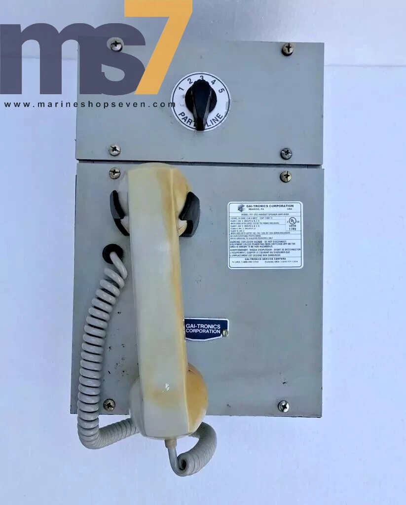 GAI-TRONICS 701-302 HANDSET/ SPEAKER AMPLIFIER 120 VAC 50-60 HZ #2