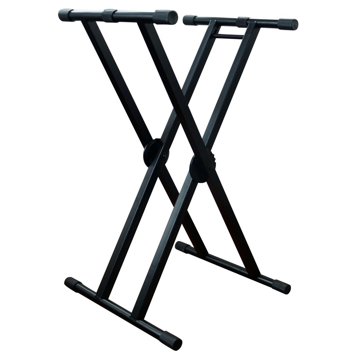 ProX X-KSD200 Double X Style DJ Case/Keyboard Stand with Ergo Easy Lock, 350 lb