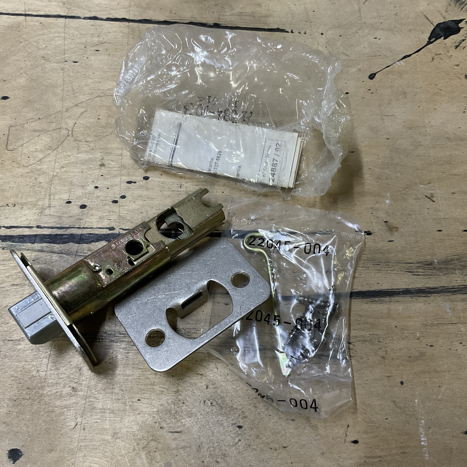 original KWIKSET  6WAL Adjustable   door Latches 2 3/8"-2 3/4"