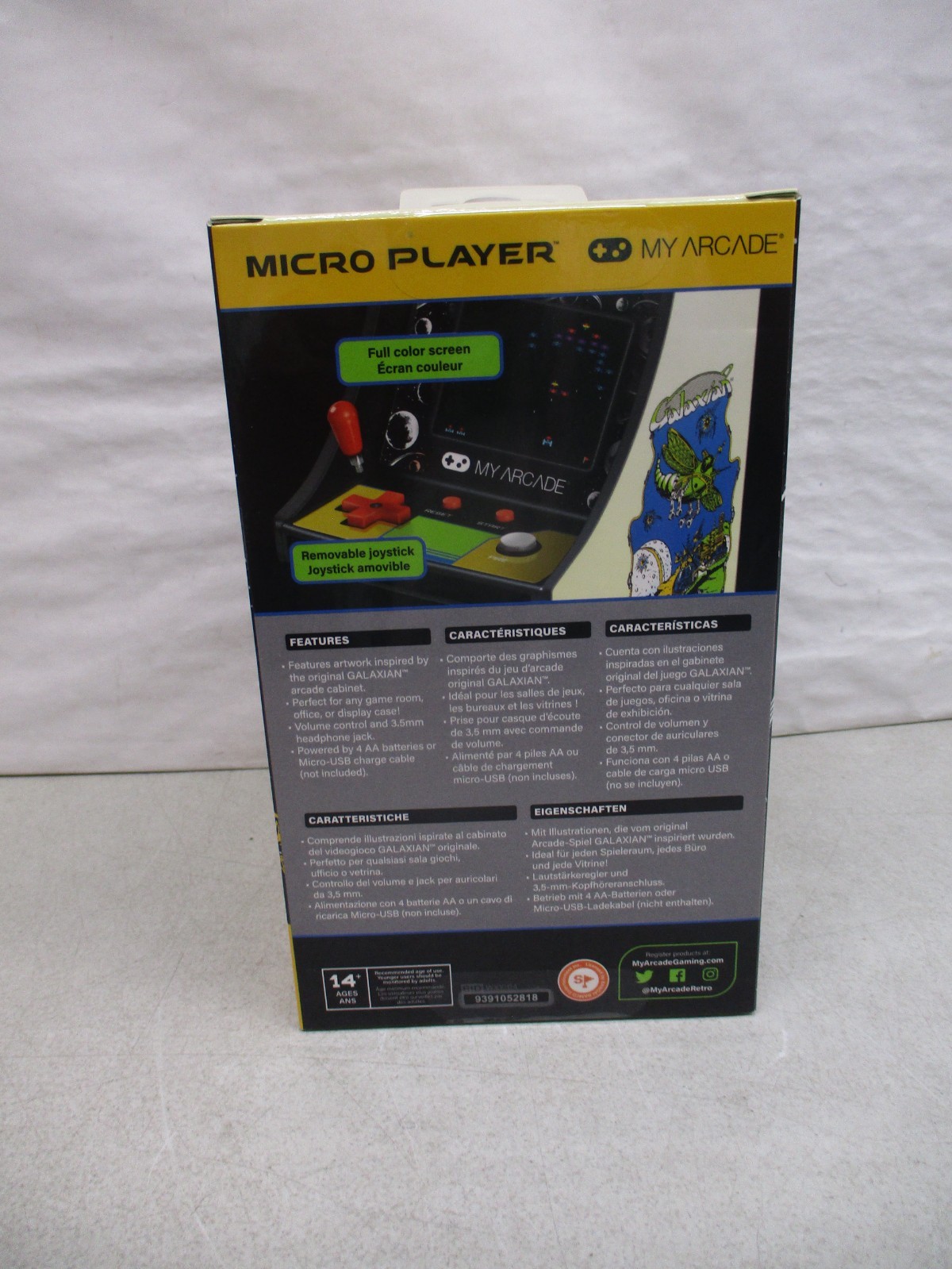 Galaxian My Arcade Micro Player Retro Arcade