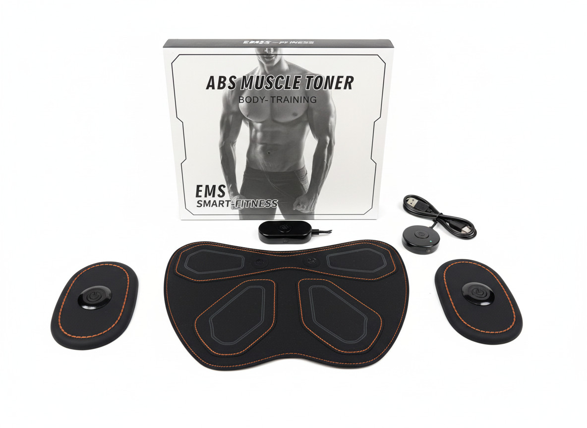 EMS Smart Fitness ABS Muscle Toner Body Training Gear Electric Muscle Stimulator