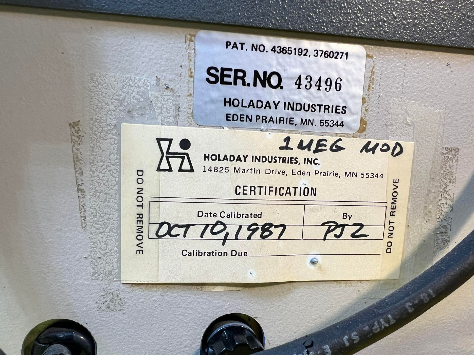 Holaday hi-2721 Microwave Survey Meter/Tester