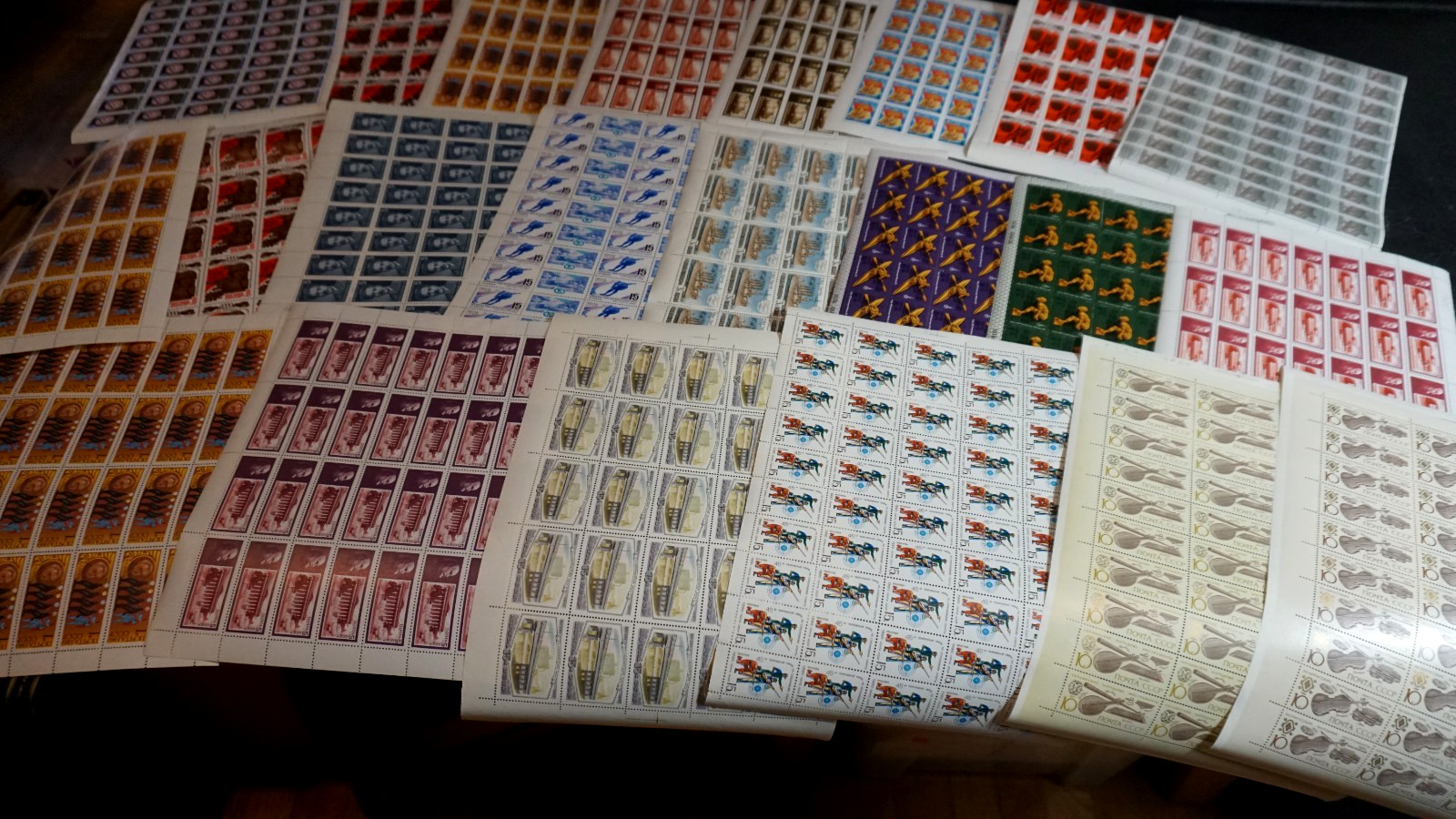Russia collection of full sheets MNH stamps