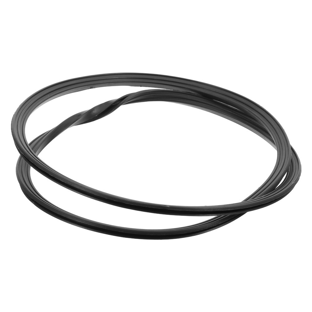 2pcs Bar Stool Base Protector Ring, Non-Slip Black Chassis Pad, 38.5cm/15"