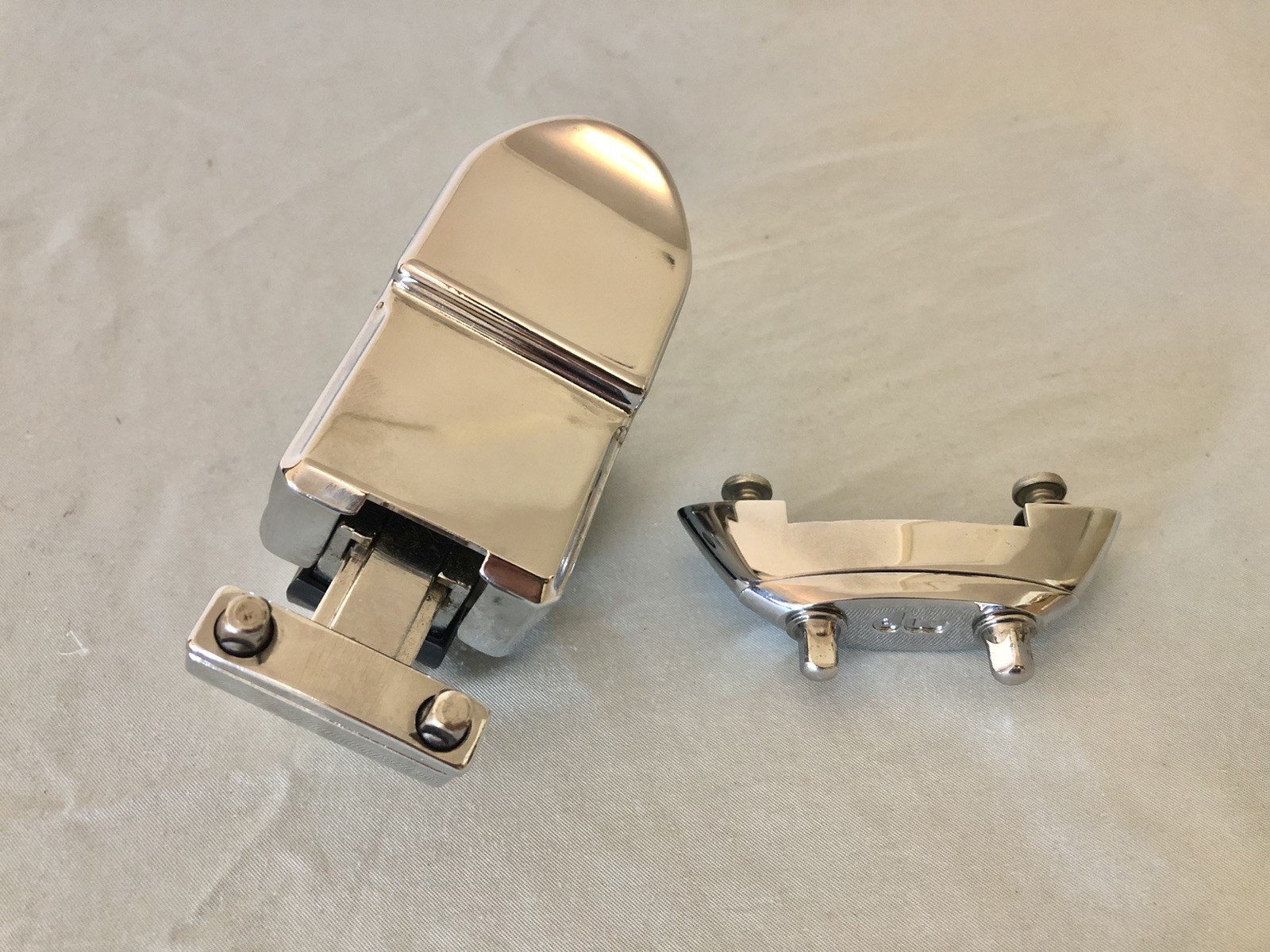 2004 DW Tombstone Snare Drum Throw Off Butt End Plate Chrome Workshop Pre MAG 3P