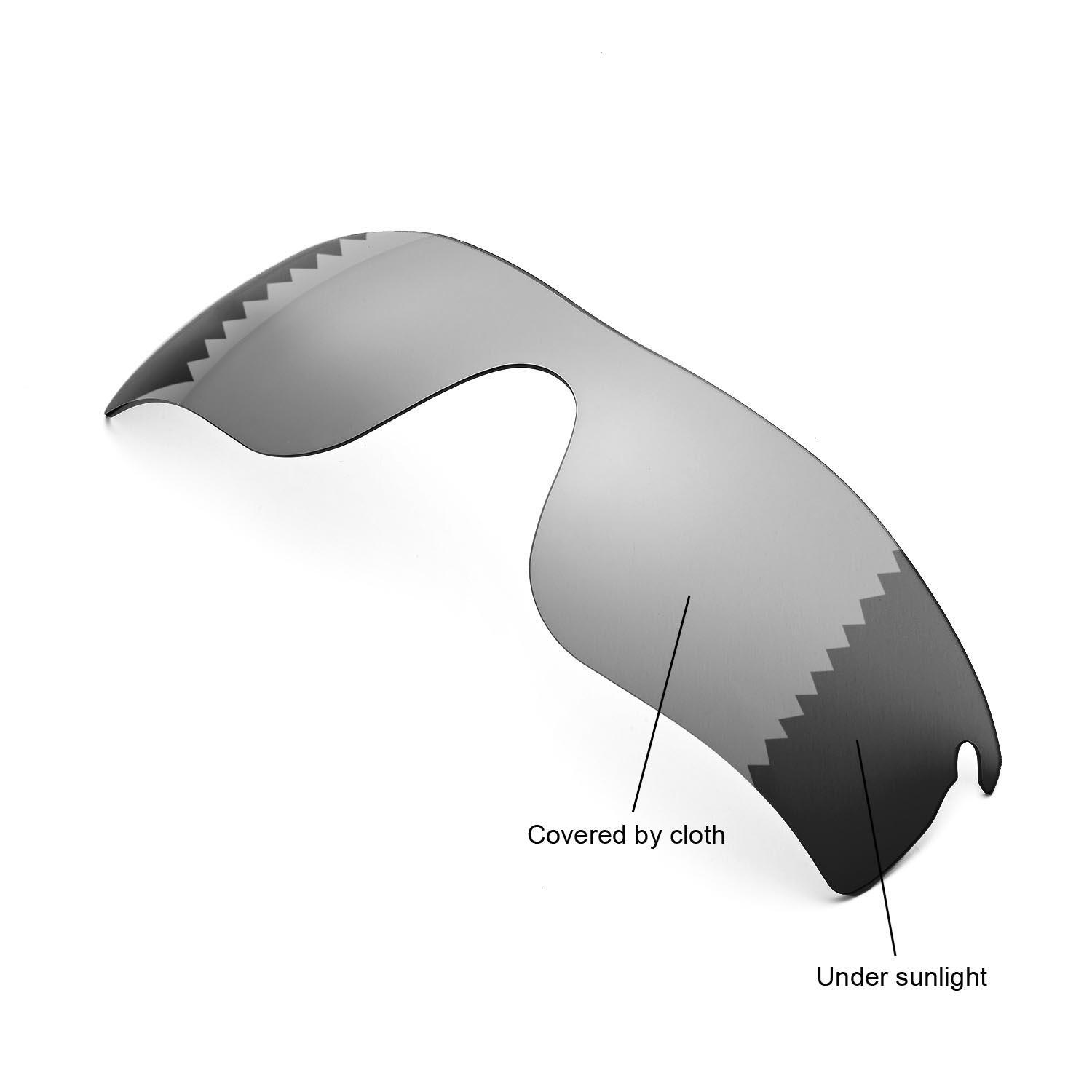 Walleva Transition/Photochromic Polarized Lenses For Oakley RadarLock Path