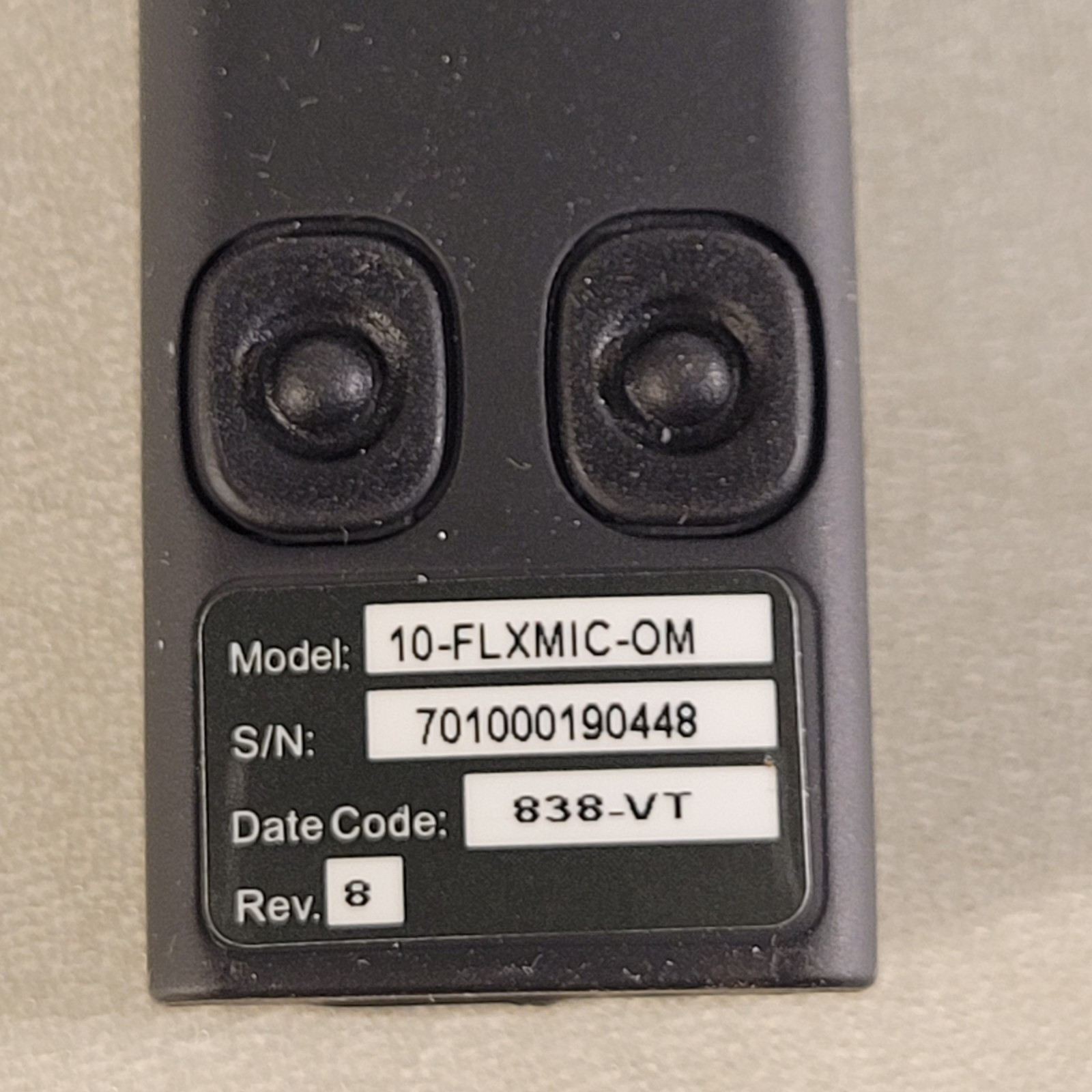 RevoLabs 10-FLXMIC-OM FLX2 Omnidirectional Tabletop Microphone Mic Part