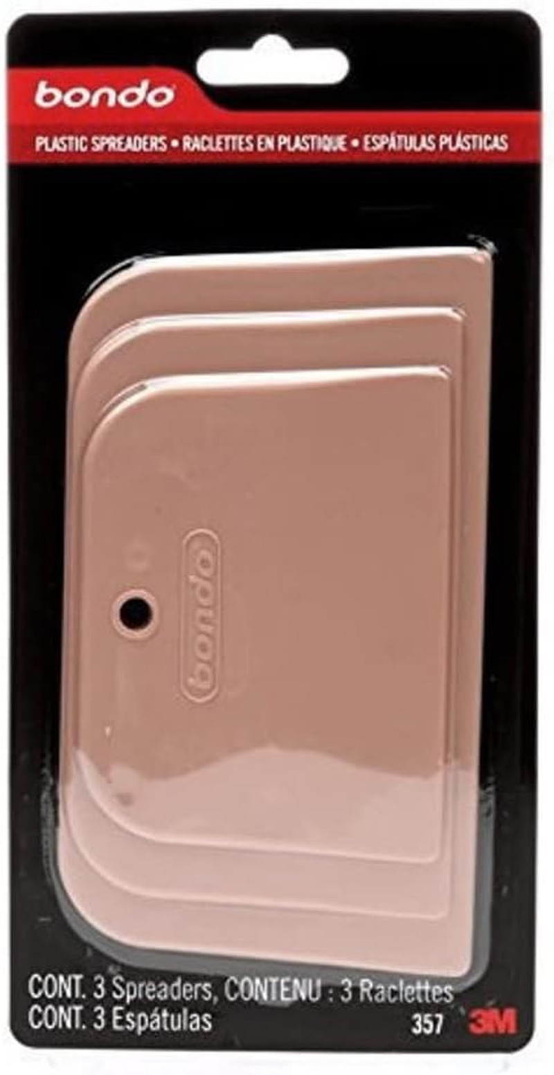 Bondo Plastic Spreaders 3 Piece - 3 Piece Bondo Spreader Kit