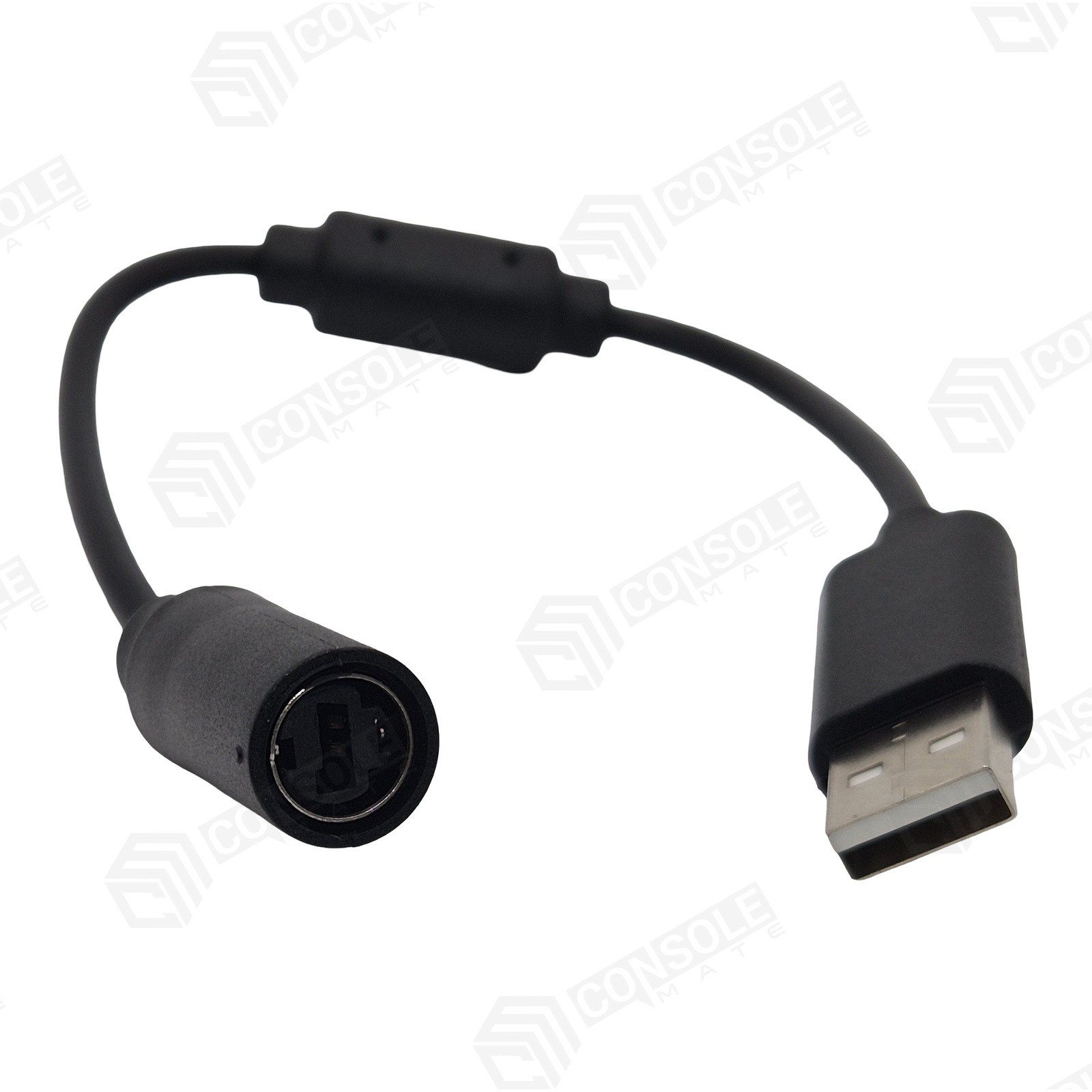 Xbox 360 Controller USB Breakaway Cable | Wired to PC Adapter Dongle 25cm Black