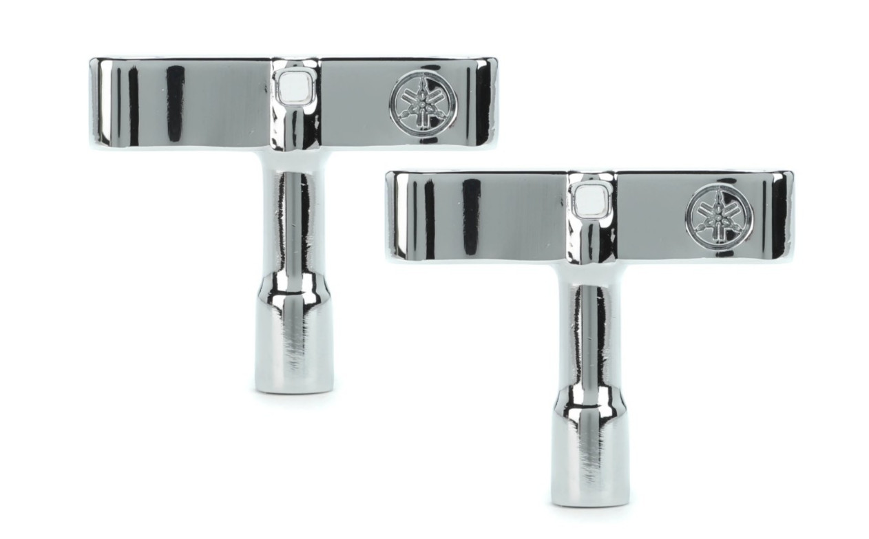 Yamaha DK-15 Chrome Drum Key -inch, Silver (2 pcs)