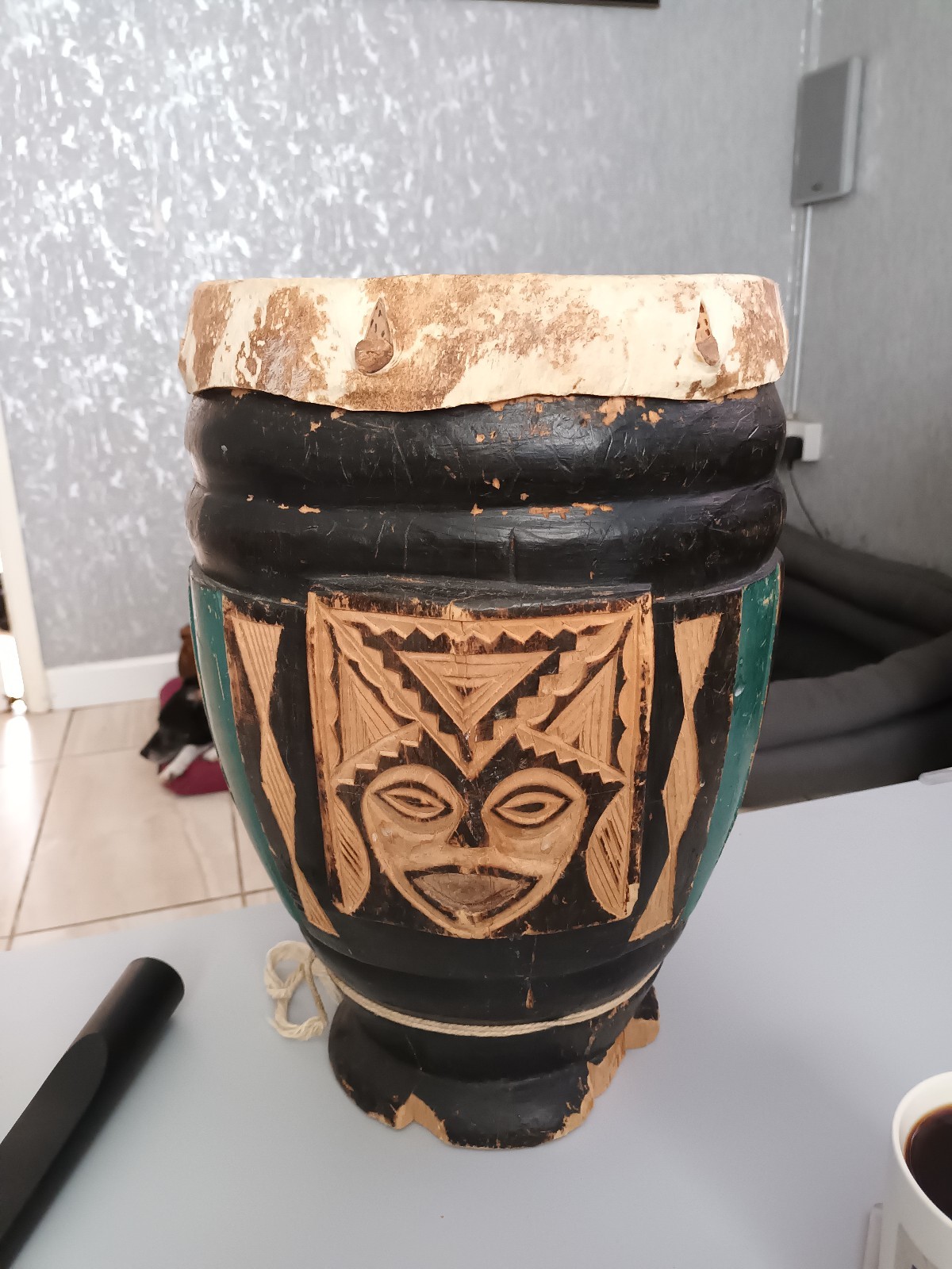 Djembe Festival South African Drum African Hand Drum with Strap